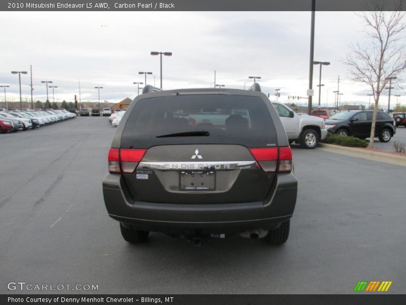 Carbon Pearl / Black 2010 Mitsubishi Endeavor LS AWD