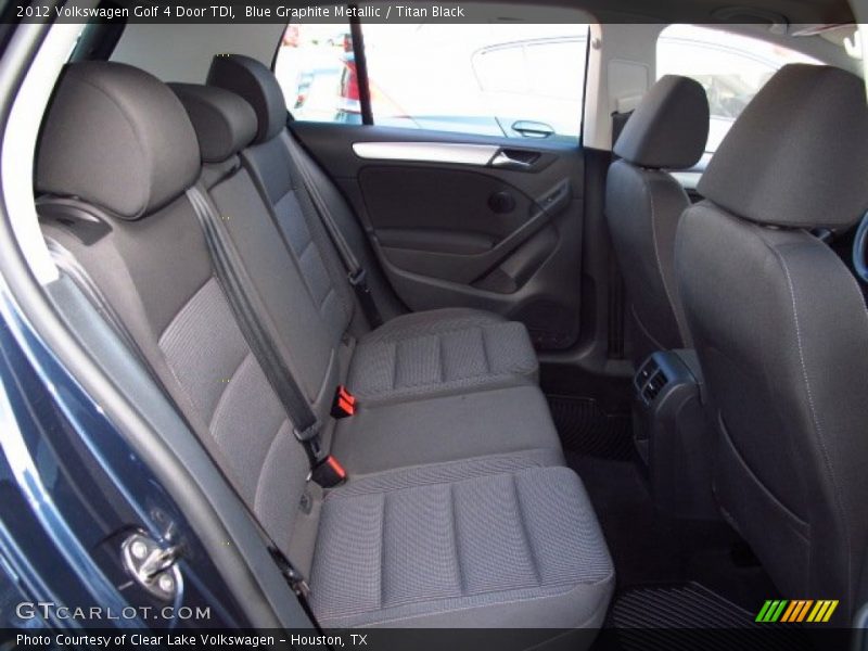 Blue Graphite Metallic / Titan Black 2012 Volkswagen Golf 4 Door TDI