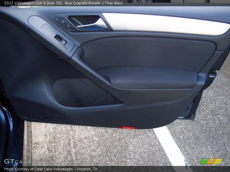Blue Graphite Metallic / Titan Black 2012 Volkswagen Golf 4 Door TDI