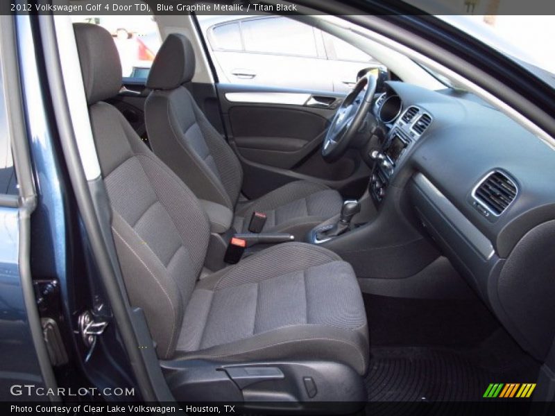 Blue Graphite Metallic / Titan Black 2012 Volkswagen Golf 4 Door TDI