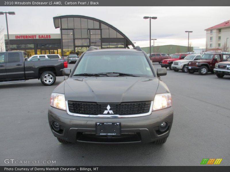 Carbon Pearl / Black 2010 Mitsubishi Endeavor LS AWD