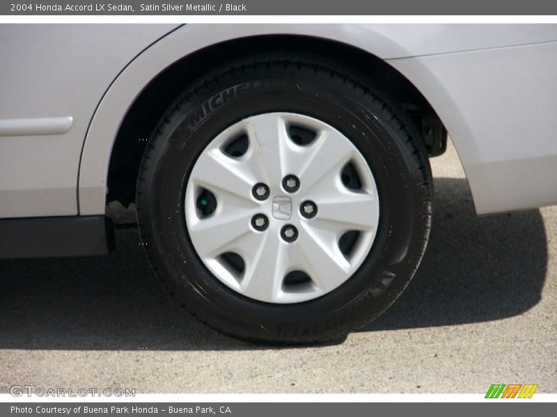 Satin Silver Metallic / Black 2004 Honda Accord LX Sedan