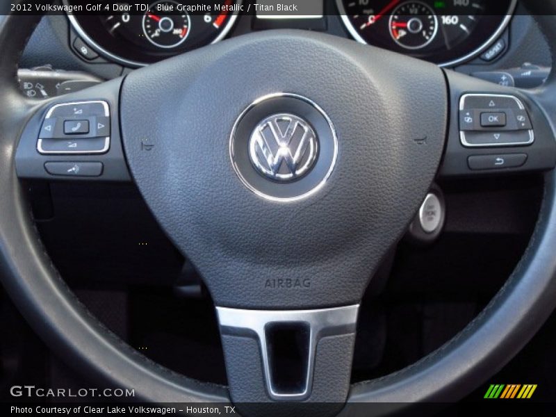 Blue Graphite Metallic / Titan Black 2012 Volkswagen Golf 4 Door TDI