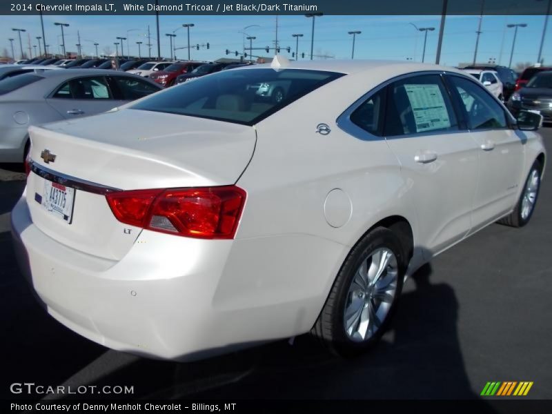 White Diamond Tricoat / Jet Black/Dark Titanium 2014 Chevrolet Impala LT