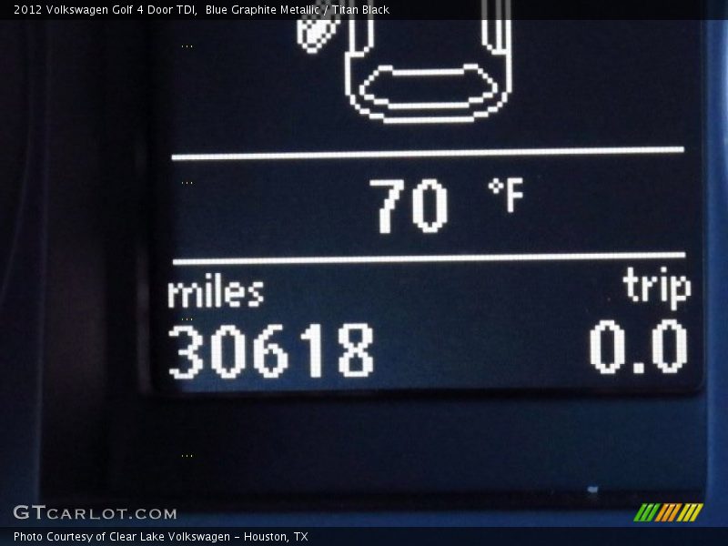 Blue Graphite Metallic / Titan Black 2012 Volkswagen Golf 4 Door TDI