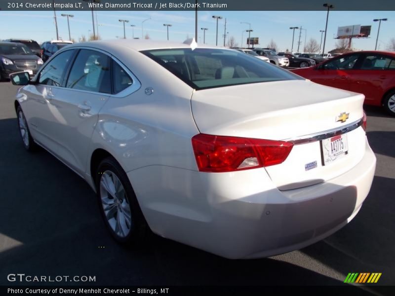 White Diamond Tricoat / Jet Black/Dark Titanium 2014 Chevrolet Impala LT