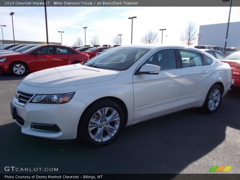 White Diamond Tricoat / Jet Black/Dark Titanium 2014 Chevrolet Impala LT