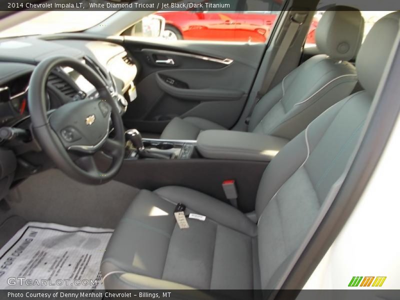 White Diamond Tricoat / Jet Black/Dark Titanium 2014 Chevrolet Impala LT