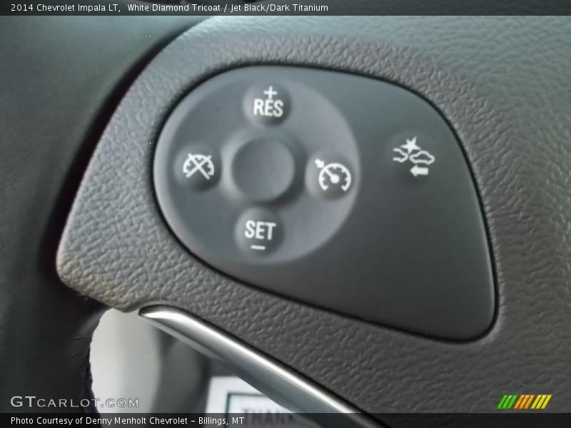 White Diamond Tricoat / Jet Black/Dark Titanium 2014 Chevrolet Impala LT
