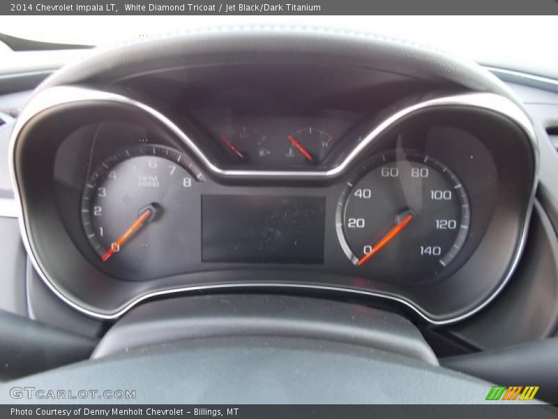 White Diamond Tricoat / Jet Black/Dark Titanium 2014 Chevrolet Impala LT