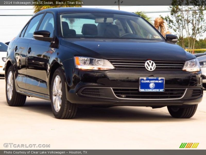 Black / Titan Black 2014 Volkswagen Jetta SE Sedan