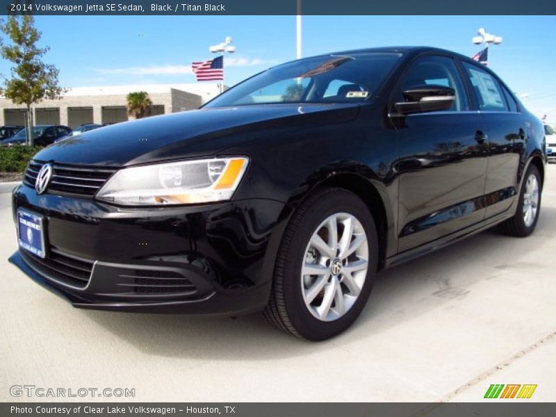 Black / Titan Black 2014 Volkswagen Jetta SE Sedan
