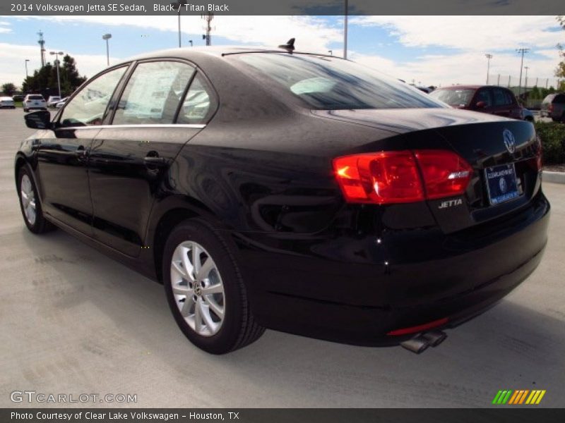 Black / Titan Black 2014 Volkswagen Jetta SE Sedan