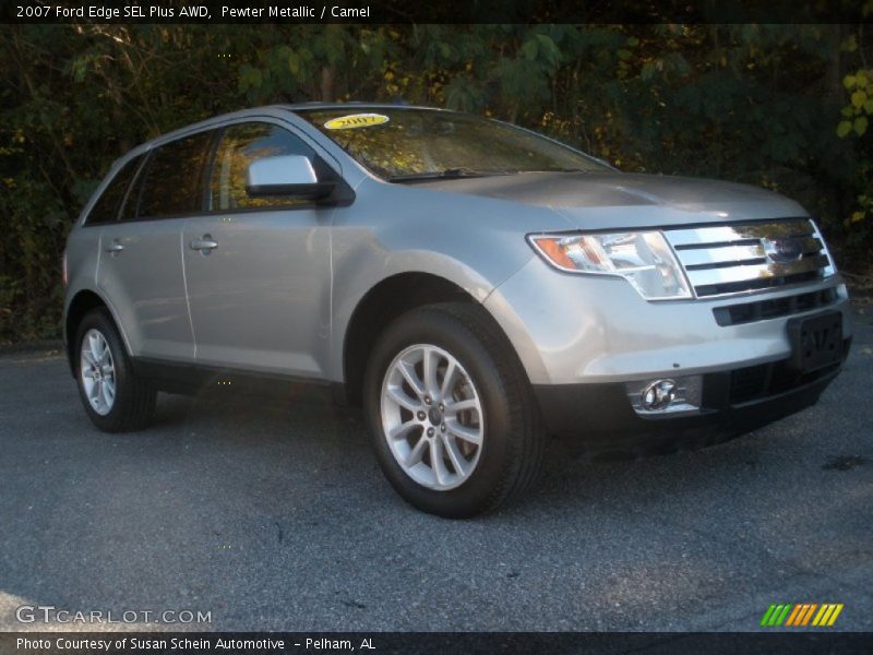 Pewter Metallic / Camel 2007 Ford Edge SEL Plus AWD