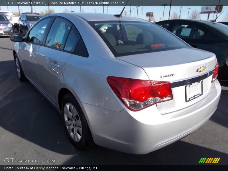 Silver Ice Metallic / Jet Black/Medium Titanium 2014 Chevrolet Cruze LS