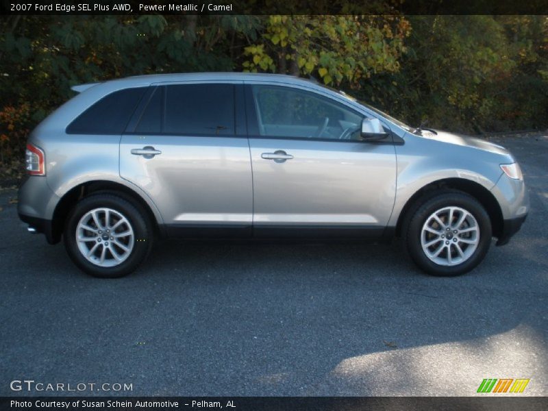 Pewter Metallic / Camel 2007 Ford Edge SEL Plus AWD