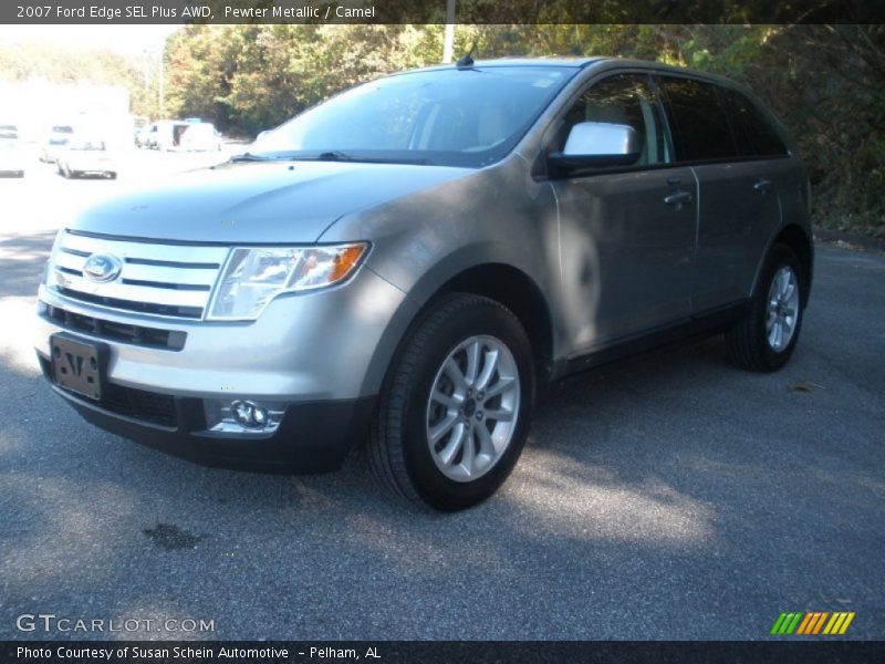 Pewter Metallic / Camel 2007 Ford Edge SEL Plus AWD