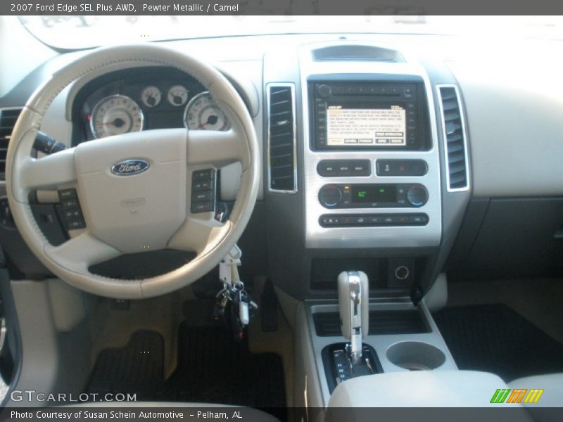 Pewter Metallic / Camel 2007 Ford Edge SEL Plus AWD