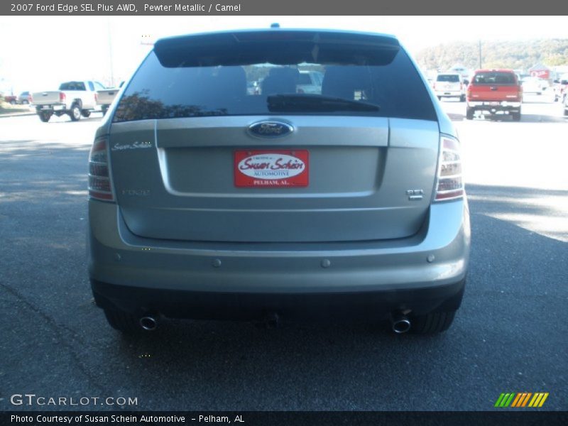 Pewter Metallic / Camel 2007 Ford Edge SEL Plus AWD