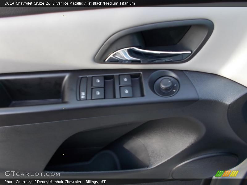 Silver Ice Metallic / Jet Black/Medium Titanium 2014 Chevrolet Cruze LS