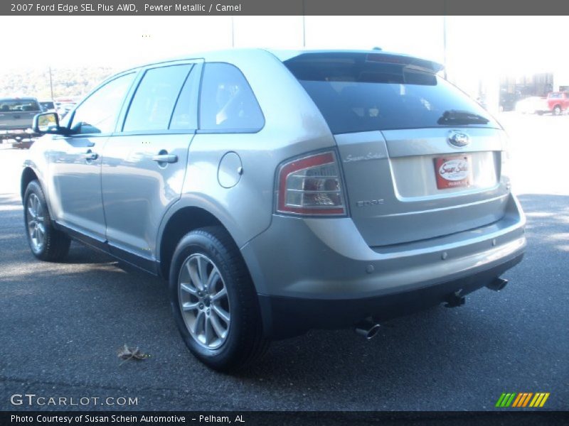Pewter Metallic / Camel 2007 Ford Edge SEL Plus AWD