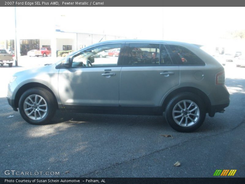 Pewter Metallic / Camel 2007 Ford Edge SEL Plus AWD