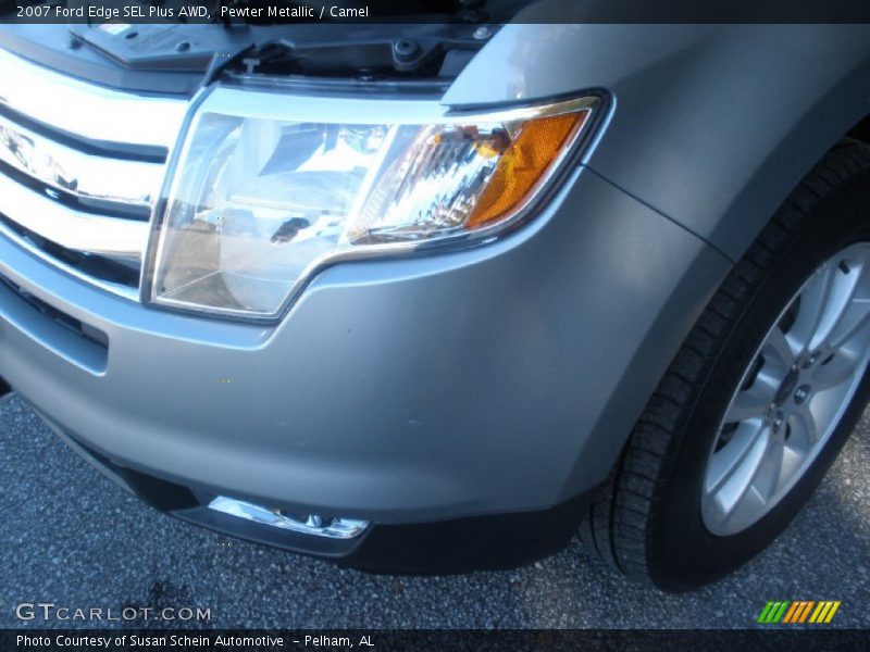 Pewter Metallic / Camel 2007 Ford Edge SEL Plus AWD