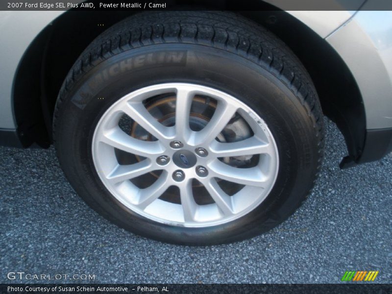 Pewter Metallic / Camel 2007 Ford Edge SEL Plus AWD