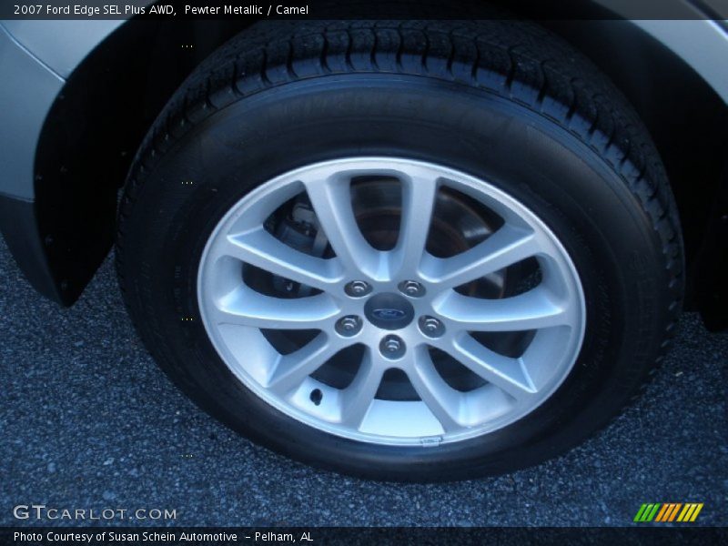 Pewter Metallic / Camel 2007 Ford Edge SEL Plus AWD