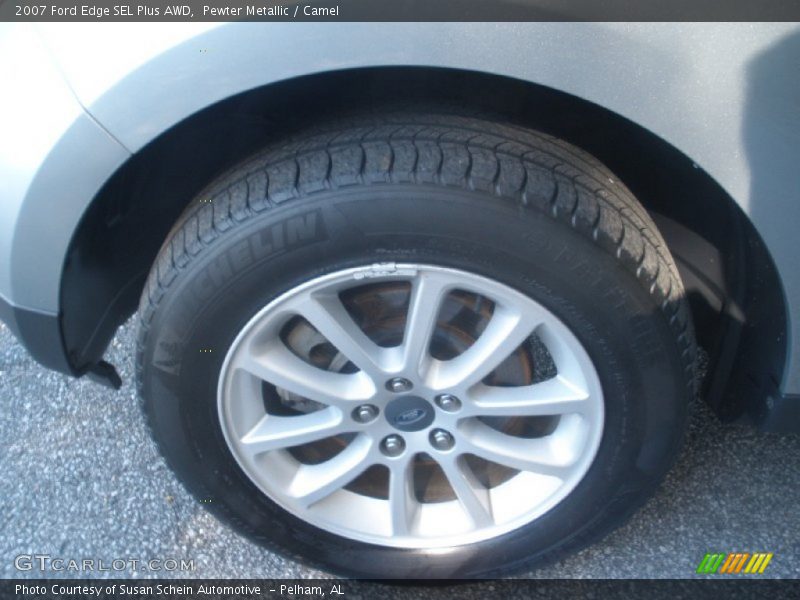 Pewter Metallic / Camel 2007 Ford Edge SEL Plus AWD