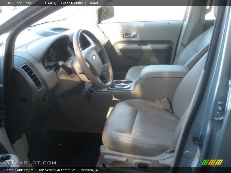 Pewter Metallic / Camel 2007 Ford Edge SEL Plus AWD
