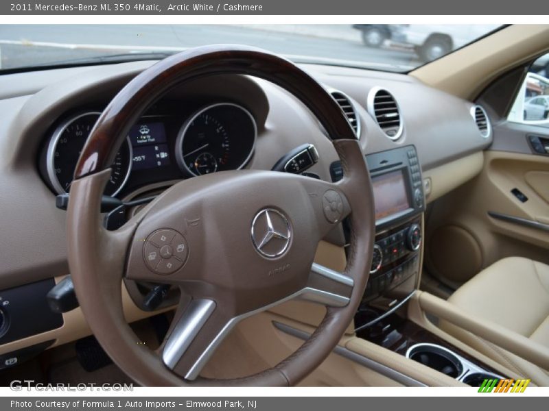 Arctic White / Cashmere 2011 Mercedes-Benz ML 350 4Matic