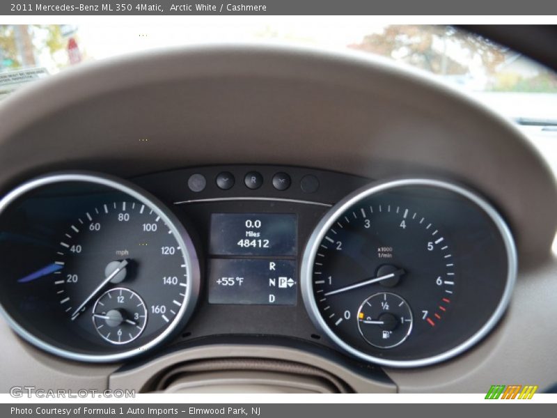 Arctic White / Cashmere 2011 Mercedes-Benz ML 350 4Matic