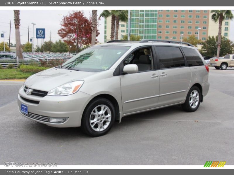 Silver Shadow Pearl / Stone Gray 2004 Toyota Sienna XLE
