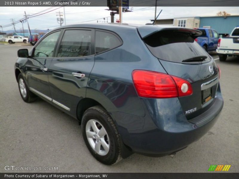 Graphite Blue / Gray 2013 Nissan Rogue S AWD