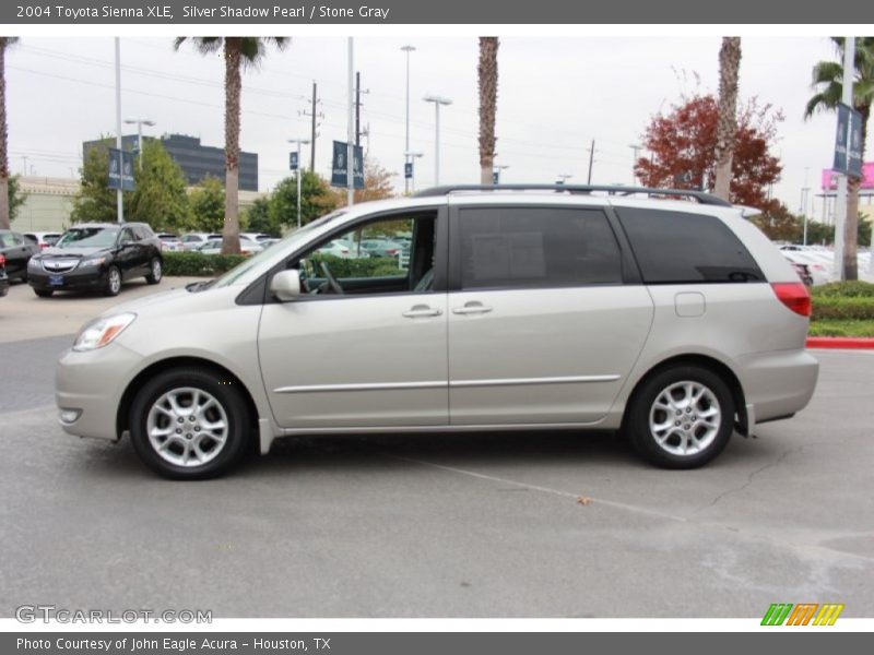 Silver Shadow Pearl / Stone Gray 2004 Toyota Sienna XLE