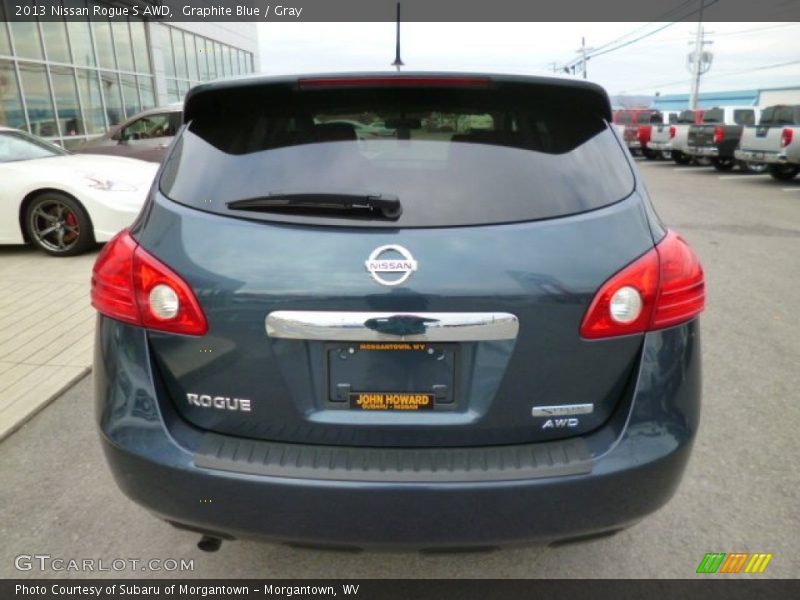 Graphite Blue / Gray 2013 Nissan Rogue S AWD