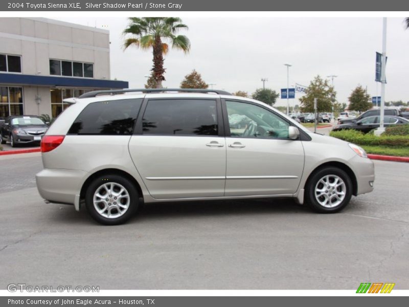 Silver Shadow Pearl / Stone Gray 2004 Toyota Sienna XLE