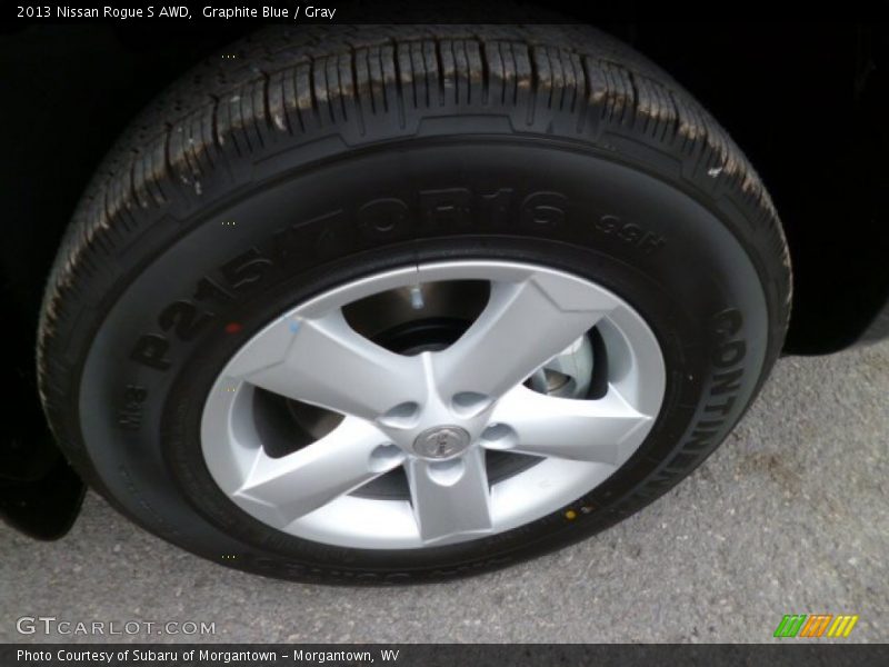 Graphite Blue / Gray 2013 Nissan Rogue S AWD