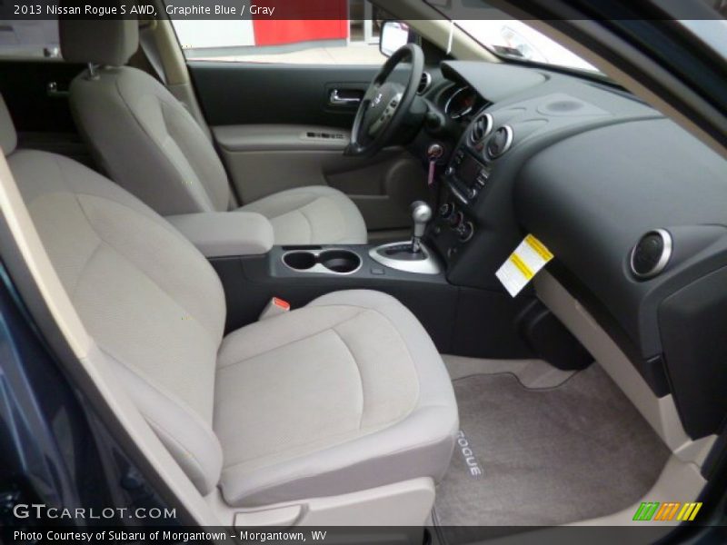 Graphite Blue / Gray 2013 Nissan Rogue S AWD
