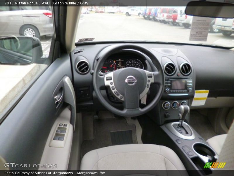 Graphite Blue / Gray 2013 Nissan Rogue S AWD