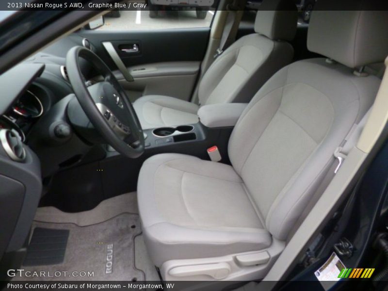 Graphite Blue / Gray 2013 Nissan Rogue S AWD