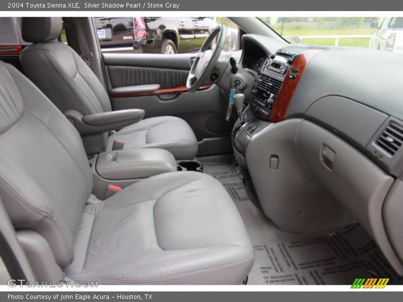 Silver Shadow Pearl / Stone Gray 2004 Toyota Sienna XLE