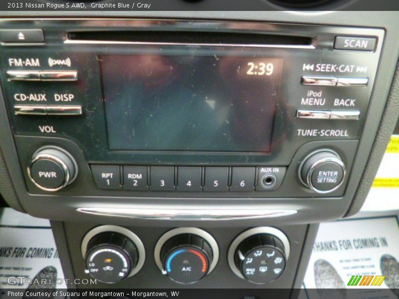 Graphite Blue / Gray 2013 Nissan Rogue S AWD