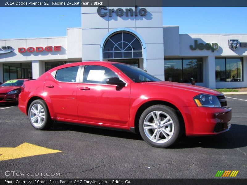 Redline 2-Coat Pearl / Black 2014 Dodge Avenger SE