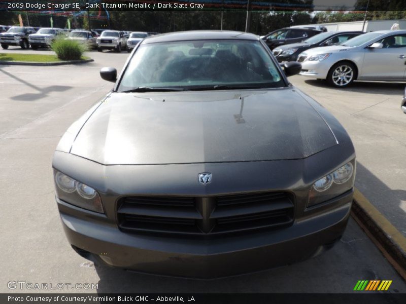 Dark Titanium Metallic / Dark Slate Gray 2009 Dodge Charger SE