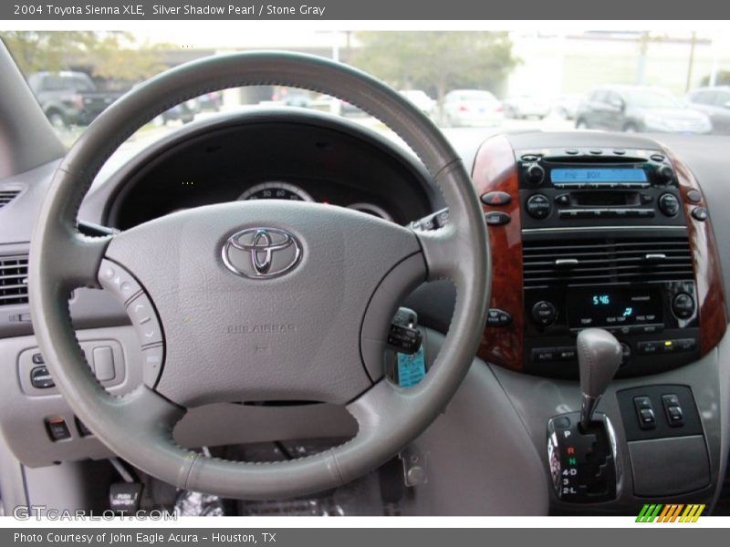 Silver Shadow Pearl / Stone Gray 2004 Toyota Sienna XLE