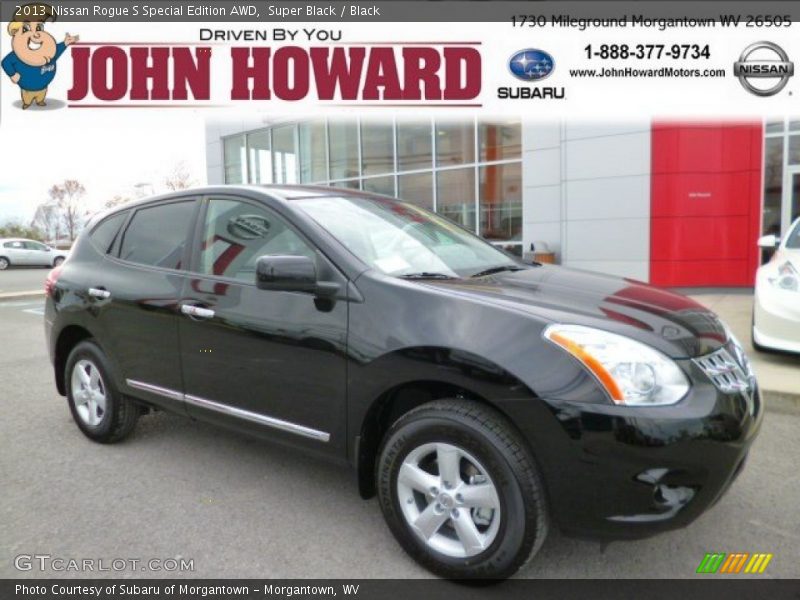 Super Black / Black 2013 Nissan Rogue S Special Edition AWD