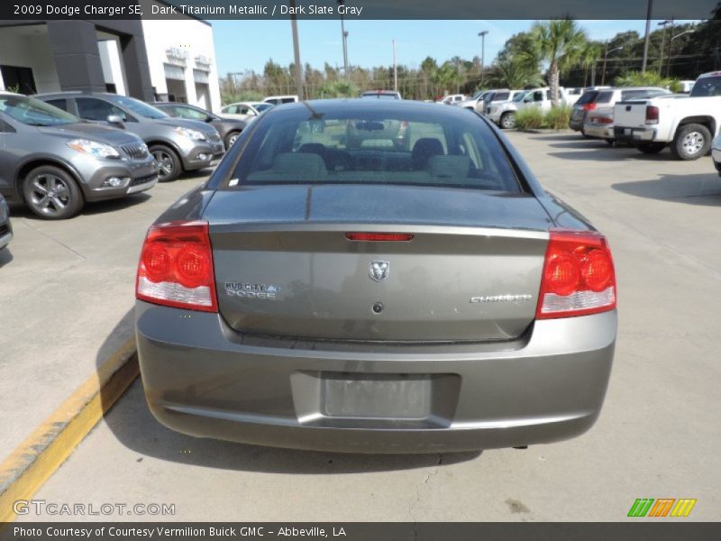 Dark Titanium Metallic / Dark Slate Gray 2009 Dodge Charger SE