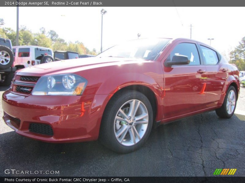 Redline 2-Coat Pearl / Black 2014 Dodge Avenger SE